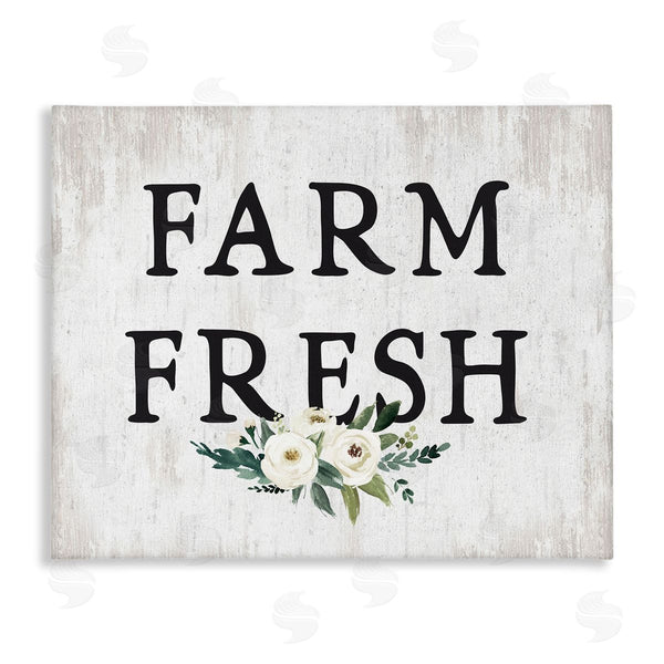 stupell industries Lettered and Lined | Farm Fresh with Roses