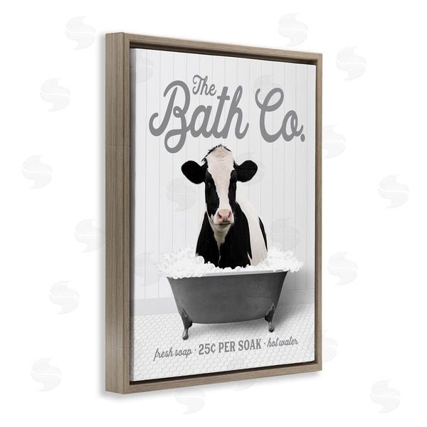 Stupell Industries Lettered And Lined | Farmhouse Bathtub Bubbles Wall Art