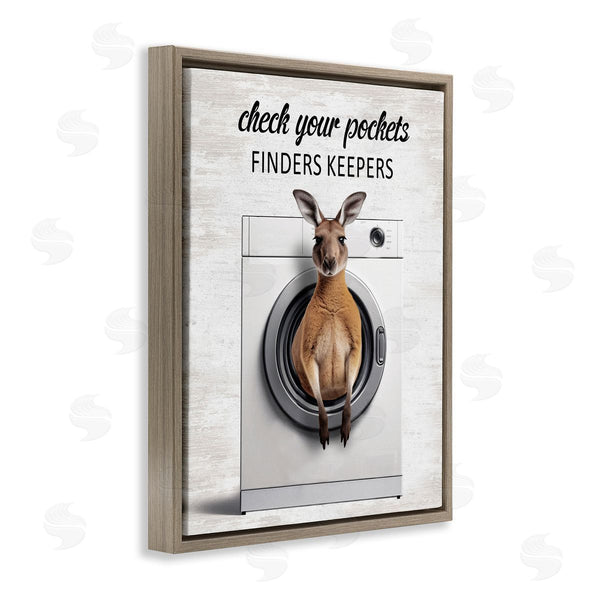 Stupell Industries Lettered And Lined | Finders Keepers Laundry Rule Wall Art