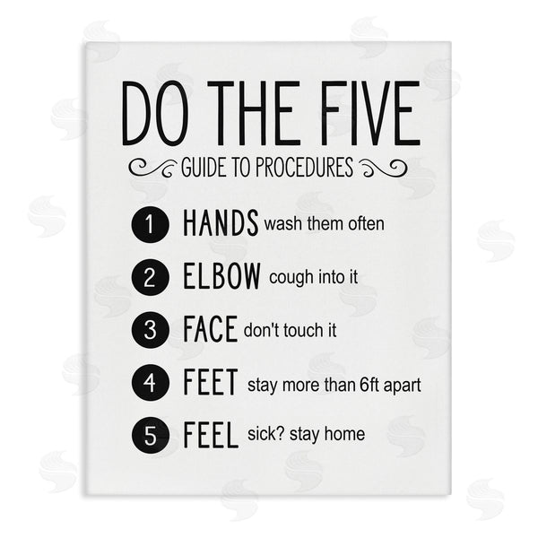 stupell industries Lettered and Lined | Five Procedures of Cleanliness