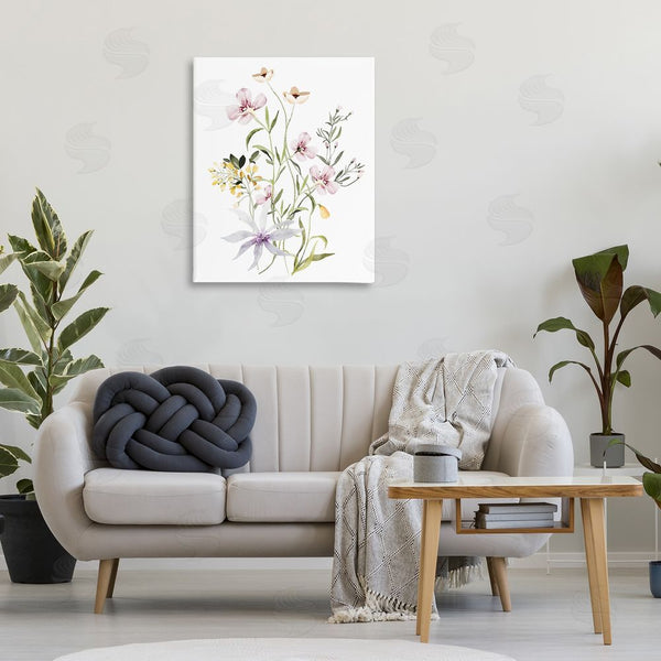 Stupell Industries Lettered And Lined | Floral Foliage Bundle Wall Art
