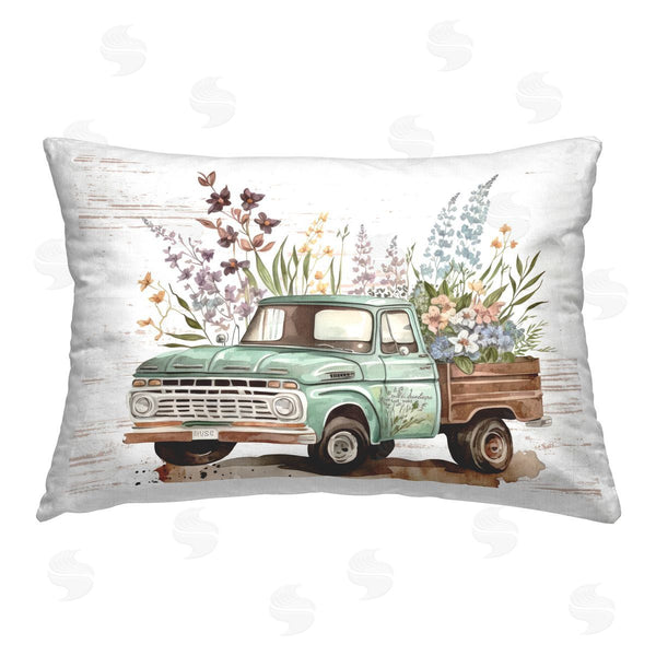 stupell industries Lettered and Lined | Floral Herb Truck