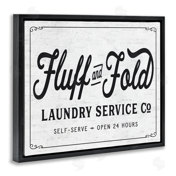 Stupell Industries Lettered And Lined | Fluff And Fold Laundry Room