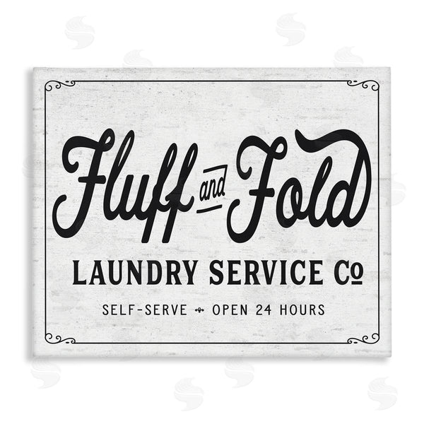 stupell industries Lettered and Lined | Fluff and Fold Laundry Room