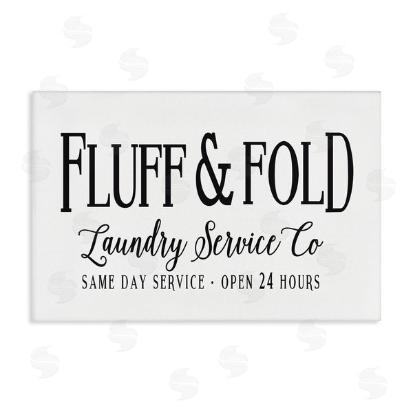 stupell industries Lettered and Lined | Fluff & Fold Laundry Wall Art