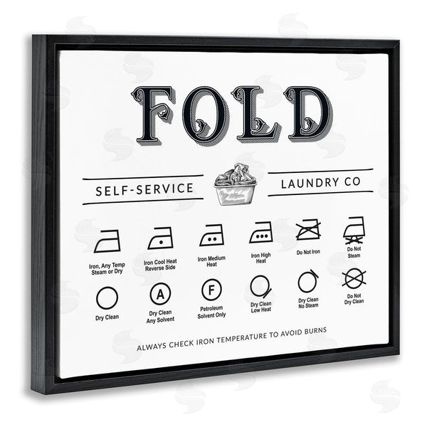 Stupell Industries Lettered And Lined | Fold & Iron Symbols Chart