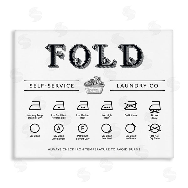 stupell industries Lettered and Lined | Fold & Iron Symbols Chart
