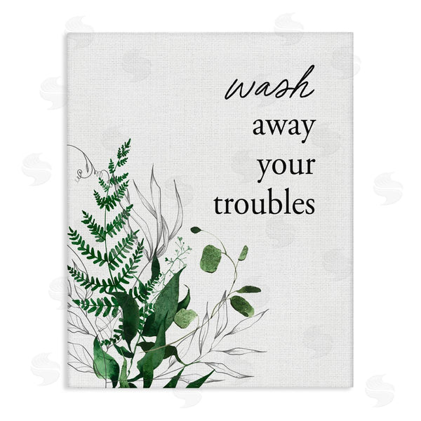 stupell industries Lettered and Lined | Forest Foliage Wash Away Wall Art