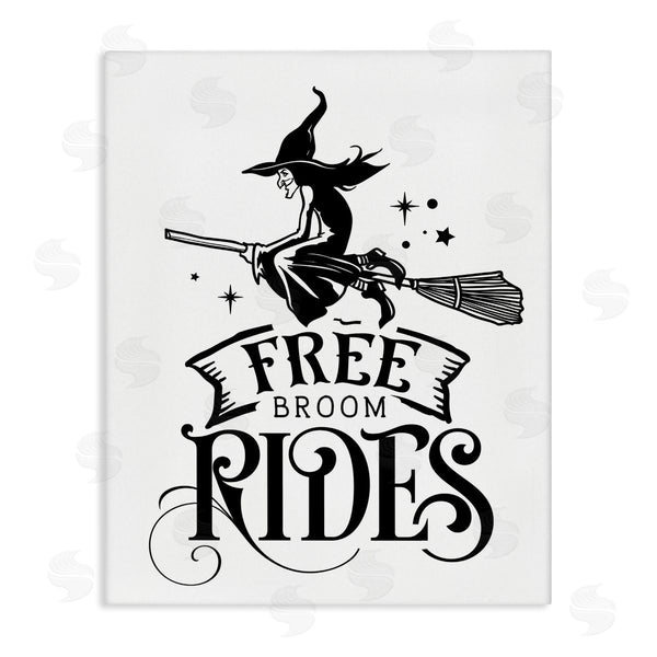 stupell industries Lettered and Lined | Free Broom Rides Sign Wall Art