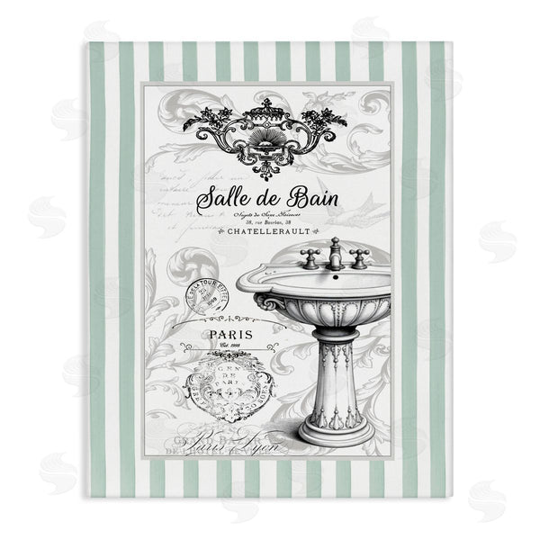 stupell industries Lettered and Lined | French Bathroom Sink Stripes