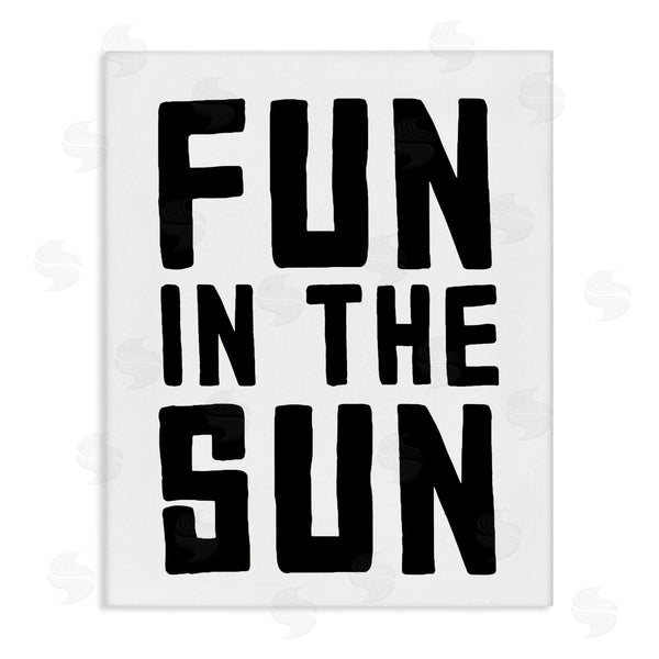 stupell industries Lettered and Lined | Fun In Sun Simple Sentiment Wall Art