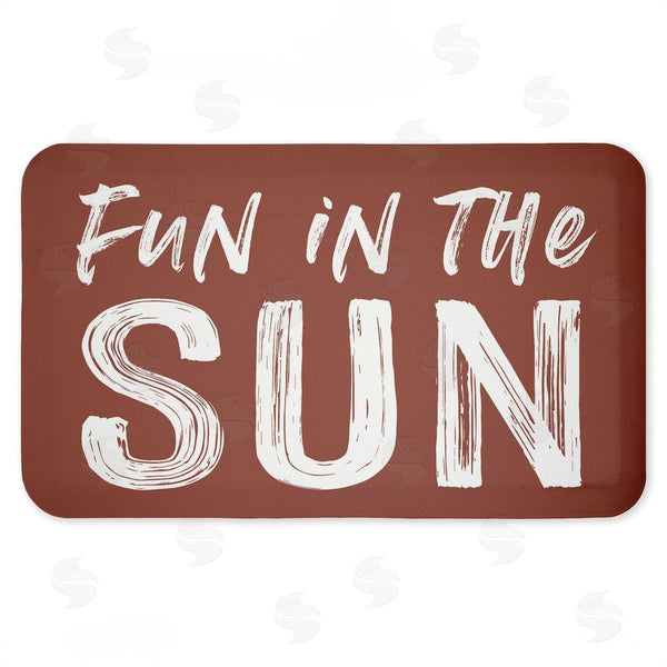 stupell industries Lettered and Lined | Fun In The Sun Sentiment Anti-Fatigue Mat