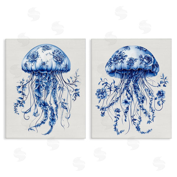 stupell industries Lettered and Lined | Funky Florals Toile Jellyfish Wall Art