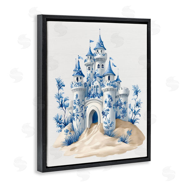 Stupell Industries Lettered And Lined | Funky Toile Castle Wall Art