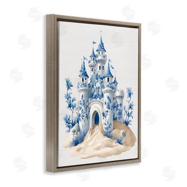 Stupell Industries Lettered And Lined | Funky Toile Castle Wall Art