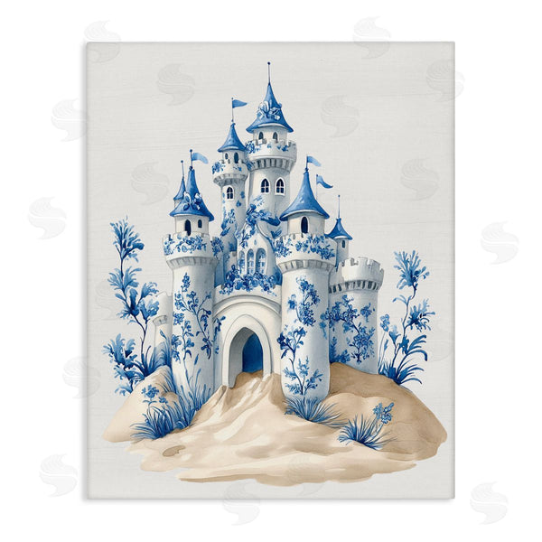 stupell industries Lettered and Lined | Funky Toile Castle Wall Art
