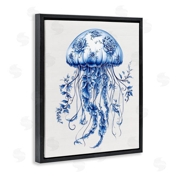 Stupell Industries Lettered And Lined | Funky Toile Jellyfish Wall Art