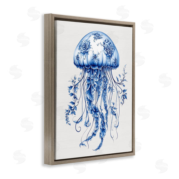 Stupell Industries Lettered And Lined | Funky Toile Jellyfish Wall Art