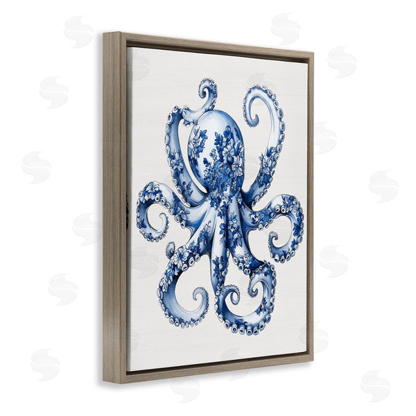 Stupell Industries Lettered And Lined | Funky Toile Octopus Wall Art