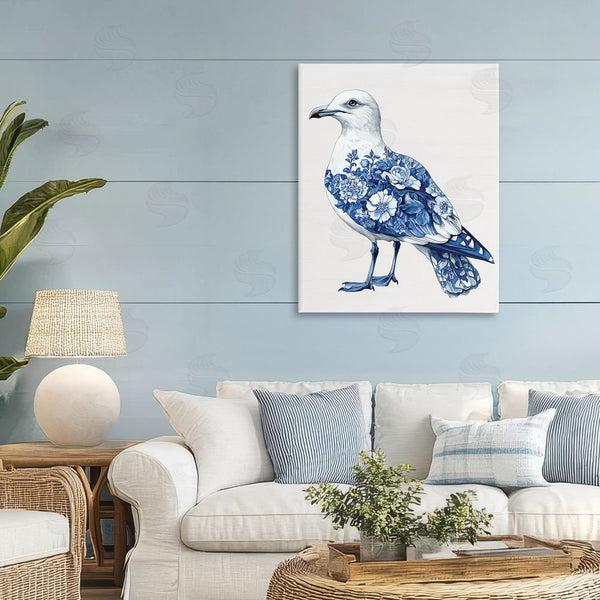 Stupell Industries Lettered And Lined | Funky Toile Seagull Wall Art
