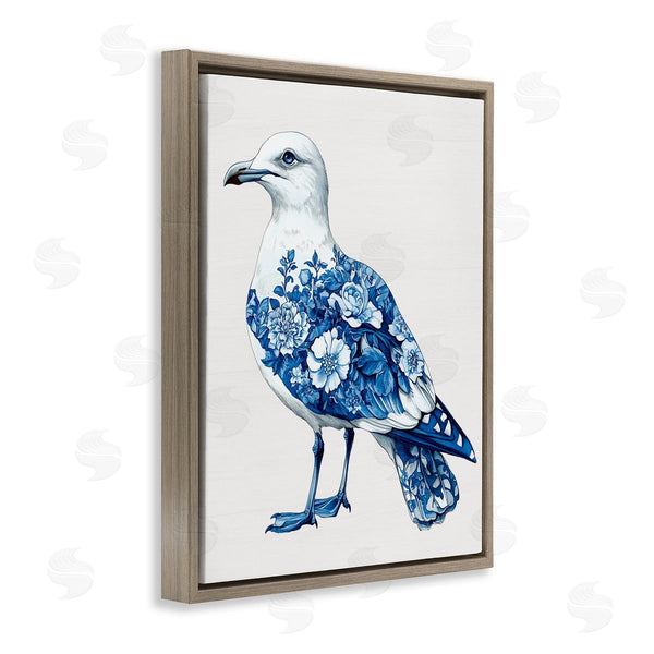 Stupell Industries Lettered And Lined | Funky Toile Seagull Wall Art