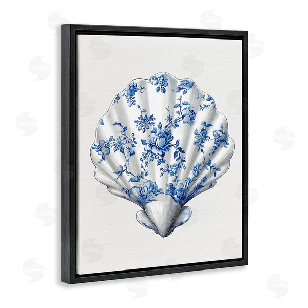 Stupell Industries Lettered And Lined | Funky Toile Seashell Wall Art
