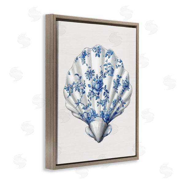 Stupell Industries Lettered And Lined | Funky Toile Seashell Wall Art