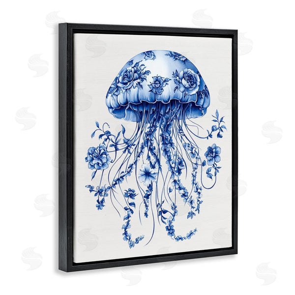 Stupell Industries Lettered And Lined | Funky Vintage Toile Jellyfish Wall Art