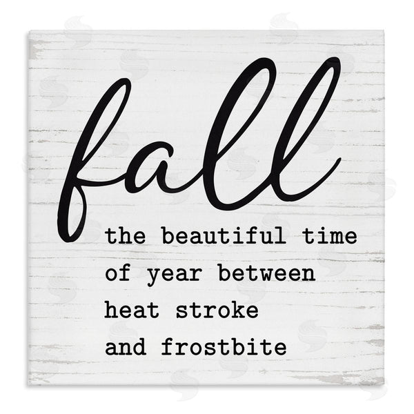 stupell industries Lettered and Lined | Funny Fall Autumn Phrase Rustic Grain Pattern Wall Art