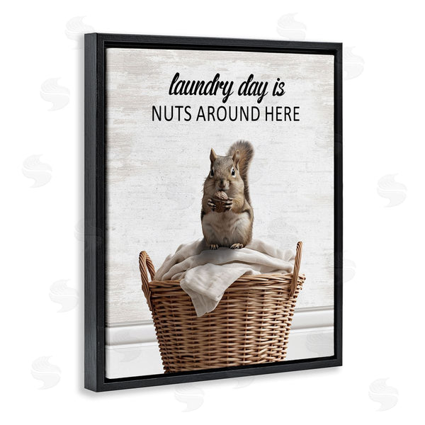 Stupell Industries Lettered And Lined | Funny Laundry Day Is Nuts