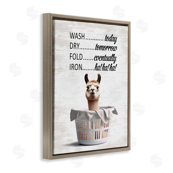 Stupell Industries Lettered And Lined | Funny Laundry Timing