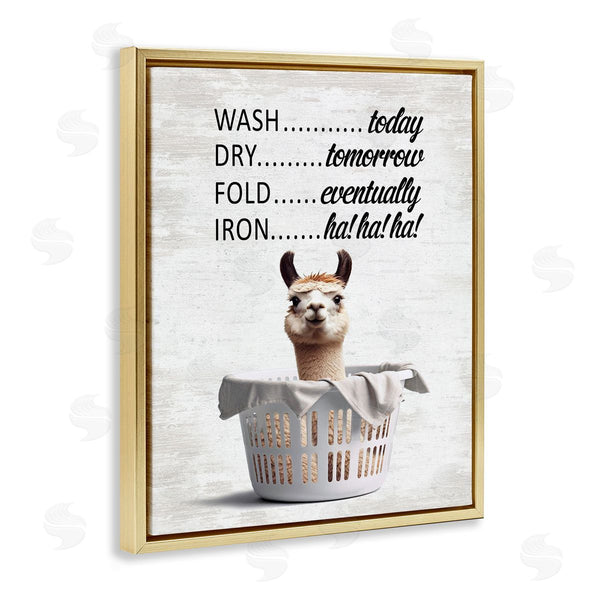 Stupell Industries Lettered And Lined | Funny Laundry Timing