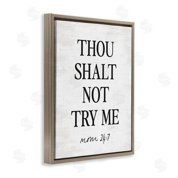 Stupell Industries Lettered And Lined | Funny Mom Biblical Verse