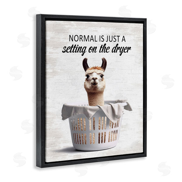Stupell Industries Lettered And Lined | Funny Normal Dryer Quote Wall Art