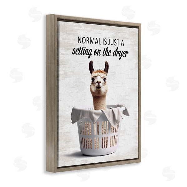Stupell Industries Lettered And Lined | Funny Normal Dryer Quote Wall Art