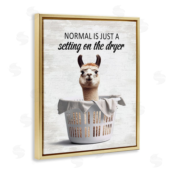 Stupell Industries Lettered And Lined | Funny Normal Dryer Quote Wall Art