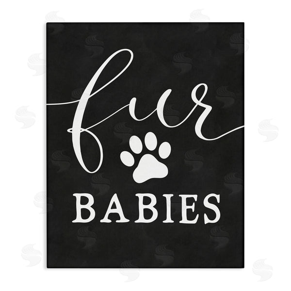 stupell industries Lettered and Lined | Fur Babies Pet Phrase Wall Art