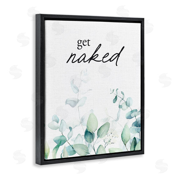 Stupell Industries Lettered And Lined | Get Naked Minimal Herbs Wall Art