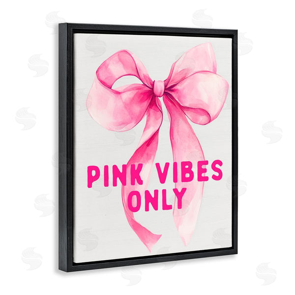 Stupell Industries Lettered And Lined | Girly Pink Vibes Only Wall Art