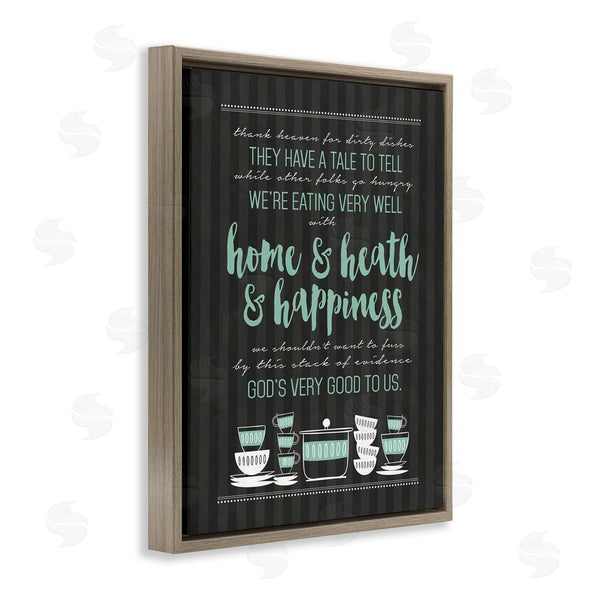 Stupell Industries Lettered And Lined | God's Good To Us Kitchen Wall Art