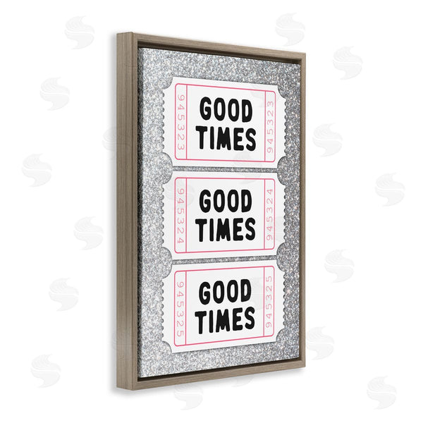 Stupell Industries Lettered And Lined | Good Times Glam Tickets