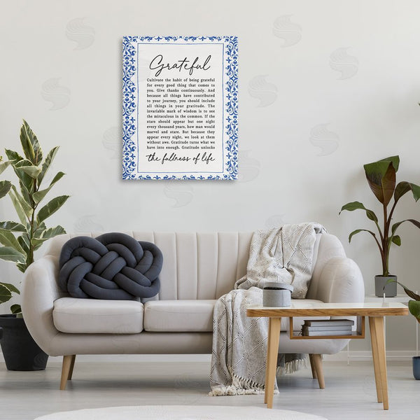 Stupell Industries Lettered And Lined | Gratitude Unlocks Fullness Of Life Wall Art