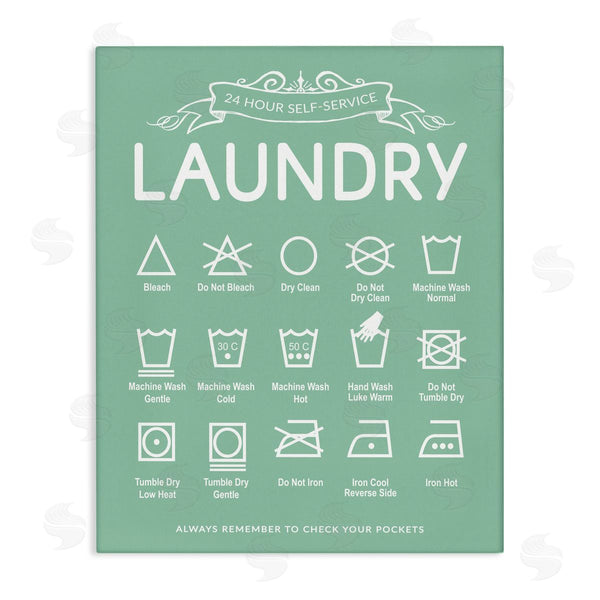 stupell industries Lettered and Lined | Green Vintage Laundry Guide