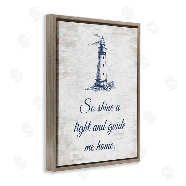 Stupell Industries Lettered And Lined | Guide Me Home