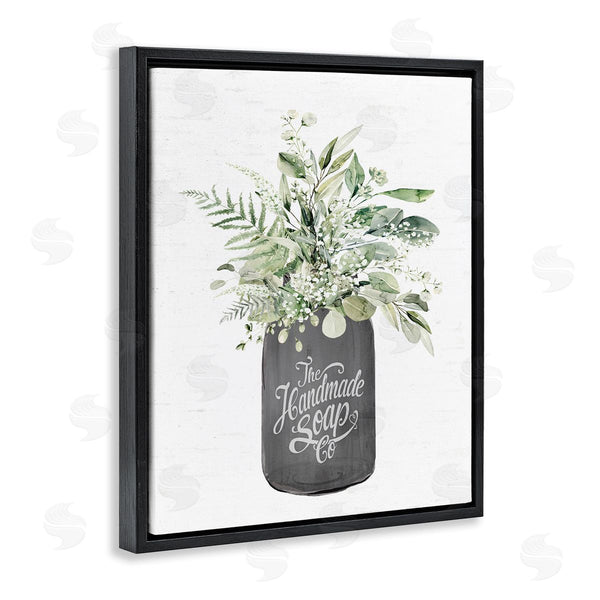 Stupell Industries Lettered And Lined | Handmade Soap Botanicals