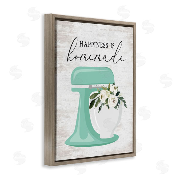 Stupell Industries Lettered And Lined | Happiness Is Handmade Phrase Wall Art
