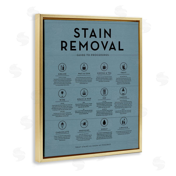 Stupell Industries Lettered And Lined | Helpful Stain Removal Chart
