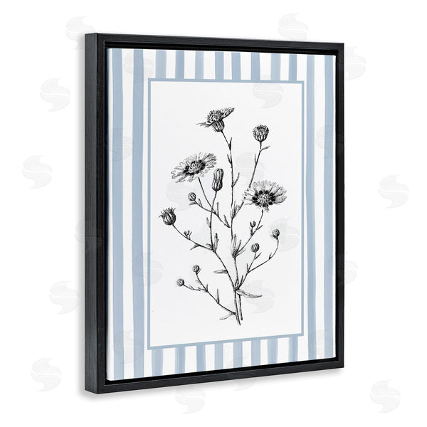 Stupell Industries Lettered And Lined | Herbs In Striped Border