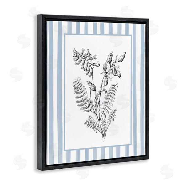 Stupell Industries Lettered And Lined | Herbs With Striped Border