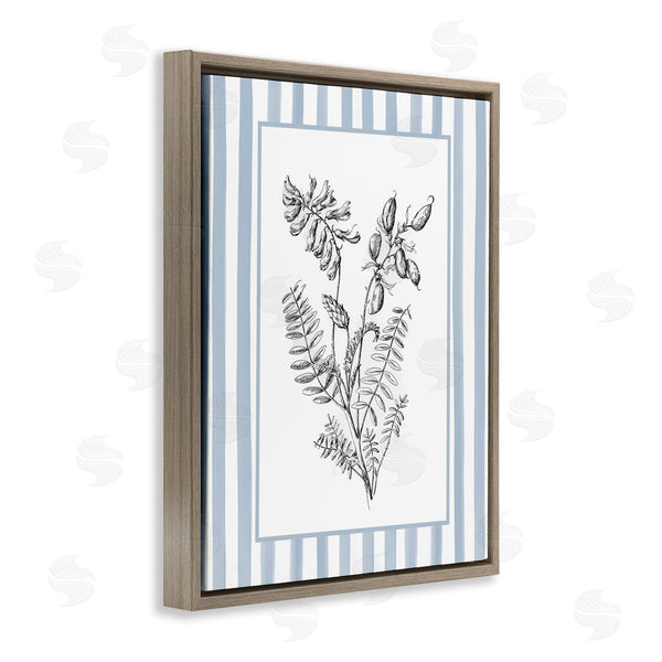 Stupell Industries Lettered And Lined | Herbs With Striped Border
